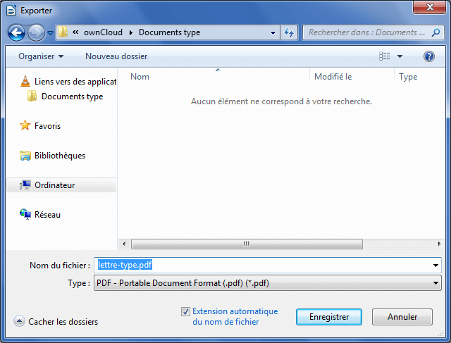 LibreOffice - Générer un fichier PDF 2 sur 2