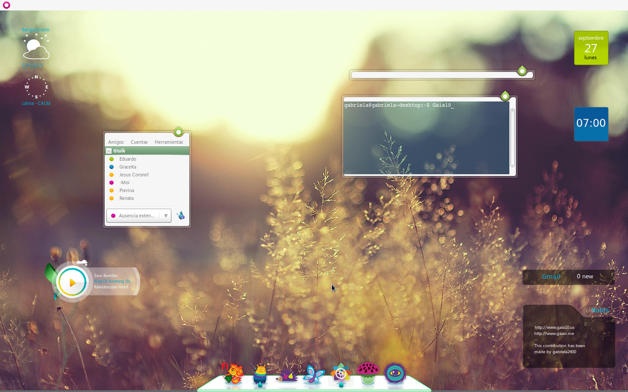 Beautiful Linux desktop