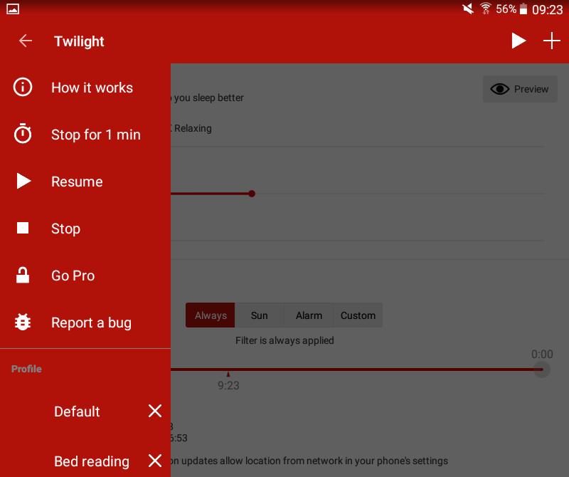 Configuration Twilight 1