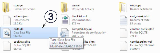 Firefox - erreur de certificat 3