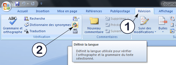 MS Office correcteur 1/2