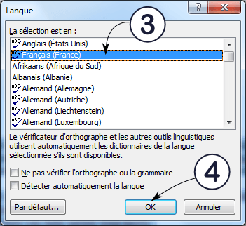 MS Office correcteur 2/2
