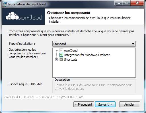 ownCloud - installation 2