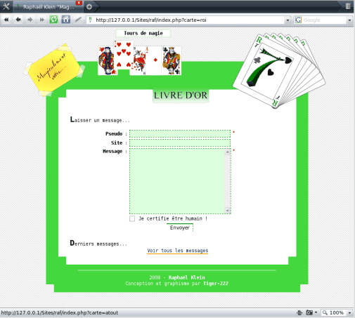 Site officiel du magicien Raphaël KLEIN
